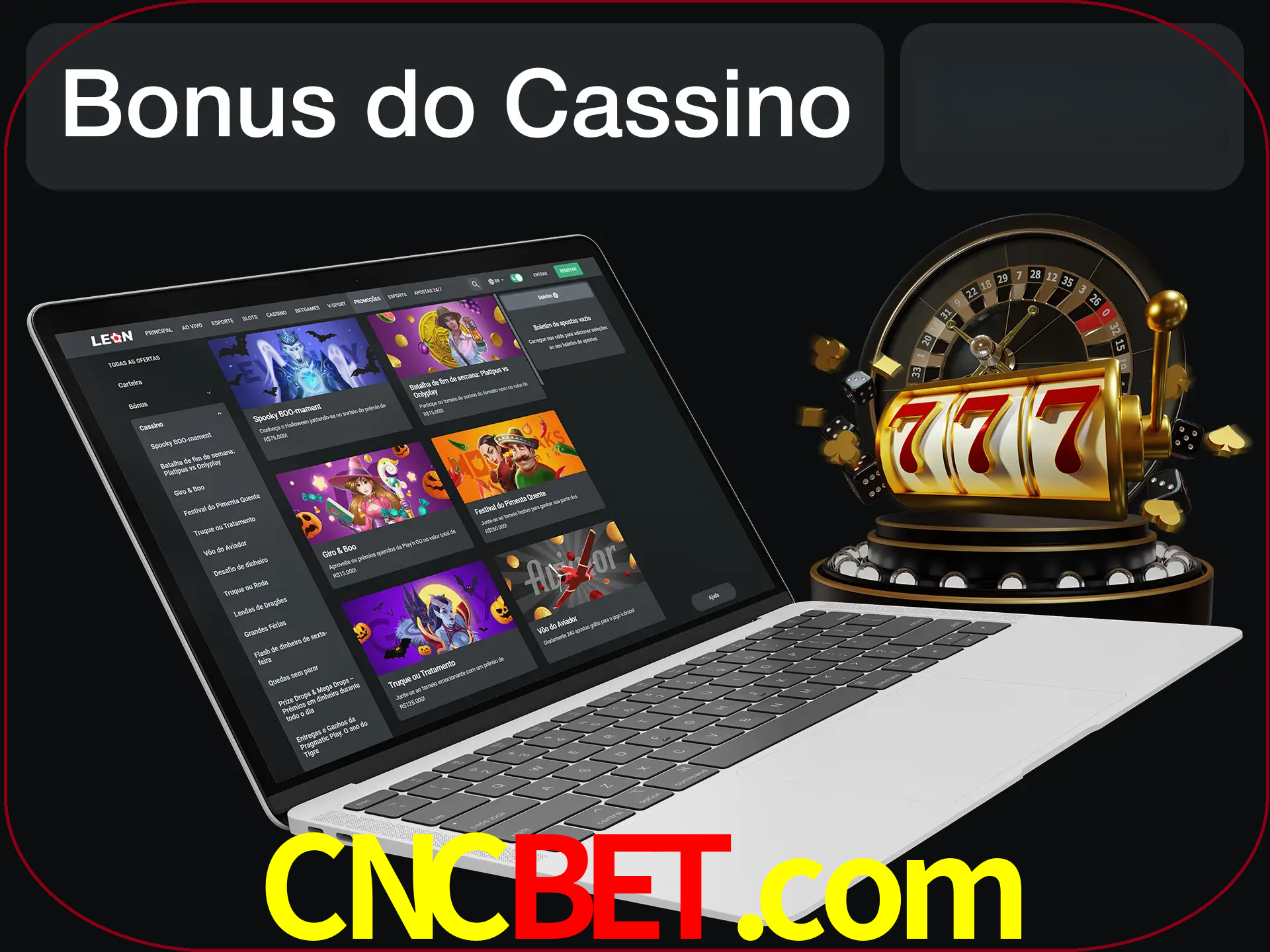 Use o bônus do cassino para começar melhor.